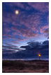  12000 - Moon over Nr.Lyngvig Fyr - - 