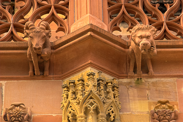 1450 - Strasbourg Cathedral Details III - -
