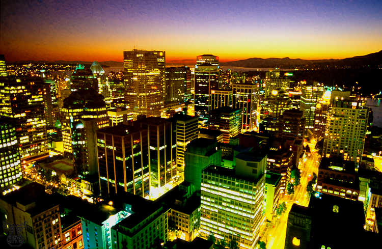 225 - Vancouver at night - Vancouver bei Nacht